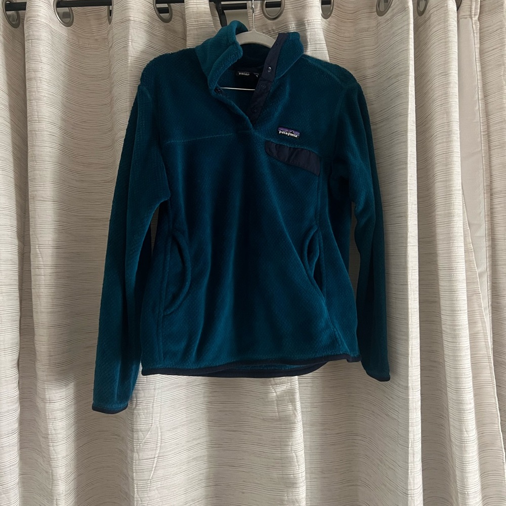Patagonia Deep Teal Fleece Jacket
